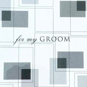 For My Groom Wedding Greeting Love Card